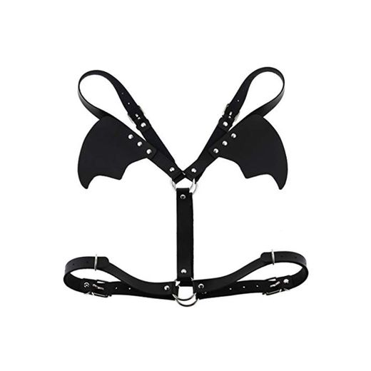 Fascigirl Fashion Gothic Bat Wing Role Play Disfraz Para Mujer Halloween Body Harness Decor