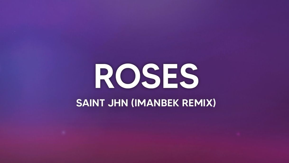 SAINt JHN - Roses (Imanbek Remix) Lyrics - YouTube