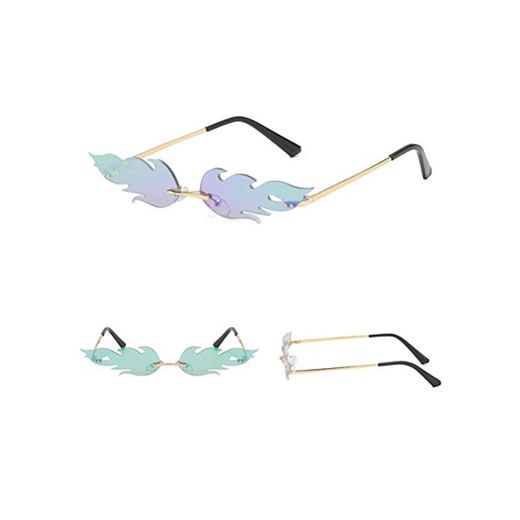 Kylewo Gafas de Sol de Las Mujeres- Gafas de Sol Creativas en