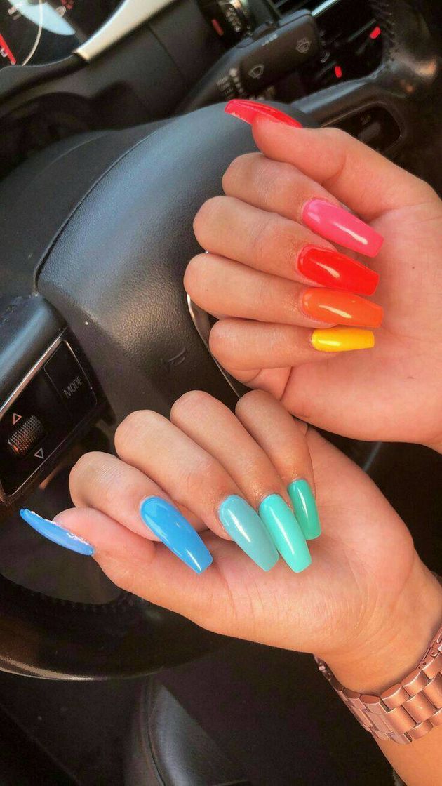 Fashion Unhas coloridas.💅❤