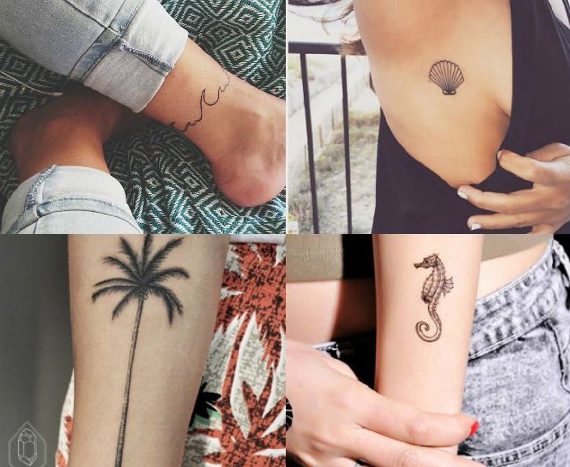 Fashion Tatuagens de praia