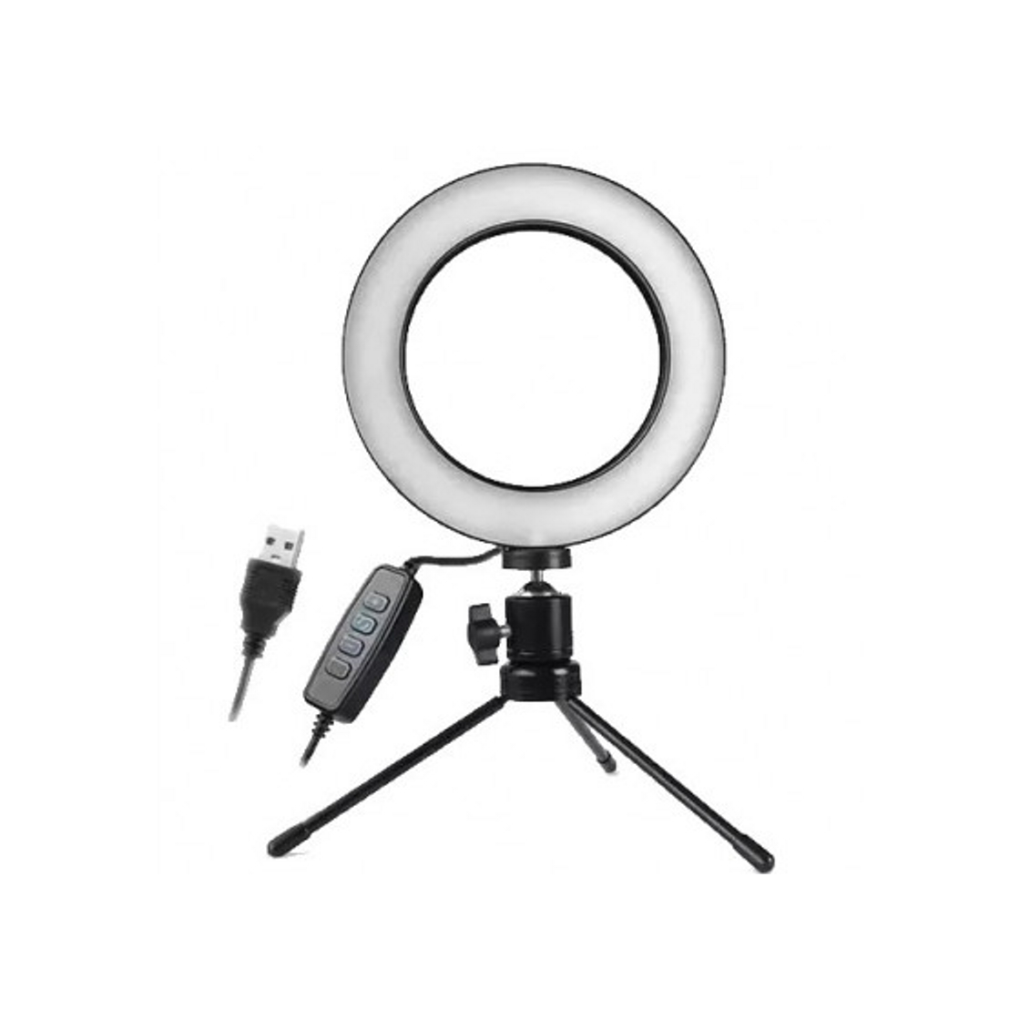 Iluminador De Led Com Tripe Ring Light 

