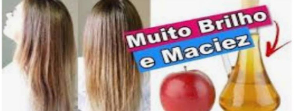 Fashion Receita com vinagre de maçã super prática pro cabelo 😍🍎