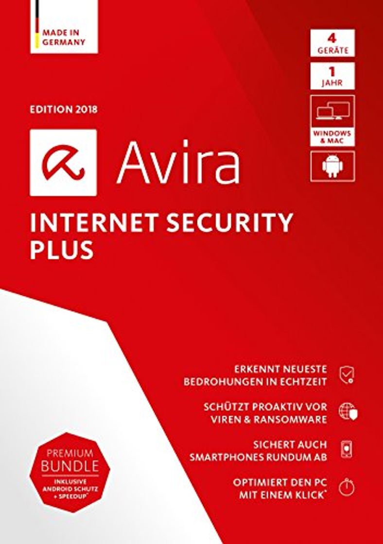 Product Antivirus Avira Pro 2018 para 5 Dispositivos Windows 7