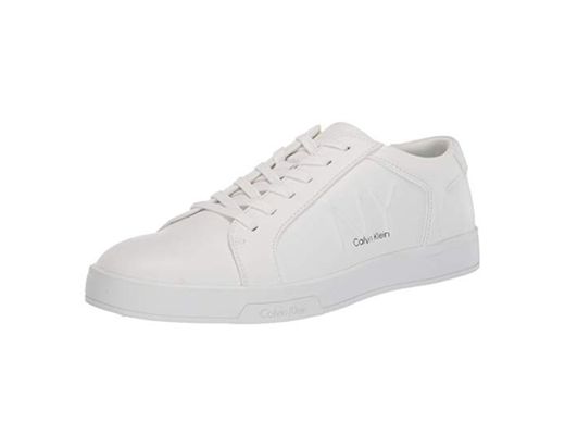 Calvin Klein B4F2075 - Zapatillas deportivas para hombre, color negro Blanco Size