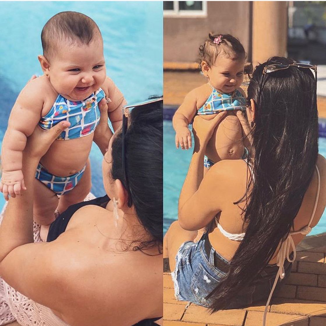 Moda Antes e depois do bebê! 5 meses x 1 ano. 🥰