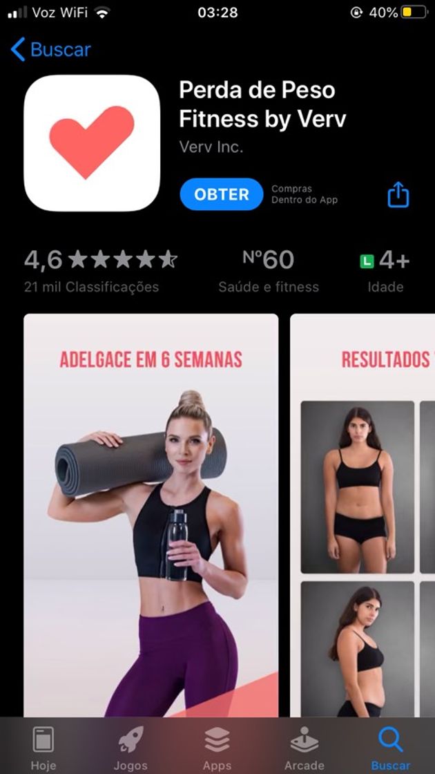 Moda Perda de Peso Fitness by Verv