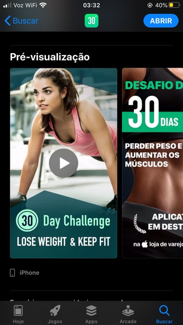 Moda 30 dias para ficar fitness