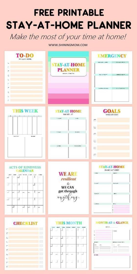 Fashion Planner - printable 