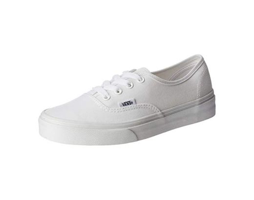 Vans Authentic, Zapatillas de Tela Unisex, Blanco