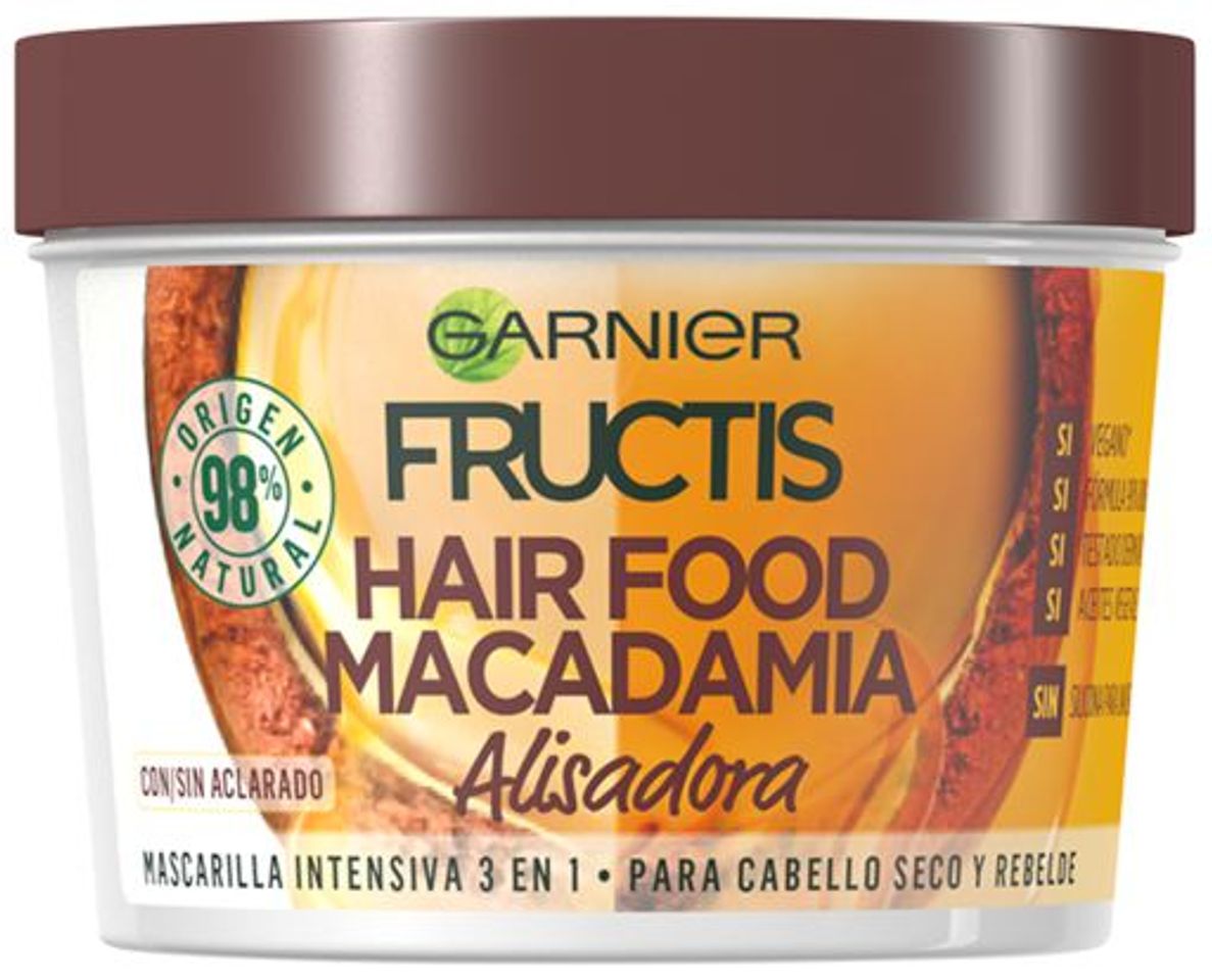 Product Garnier Fructis Hair Food Mascarilla Capilar 3 en 1 Aloe Vera Hidratante