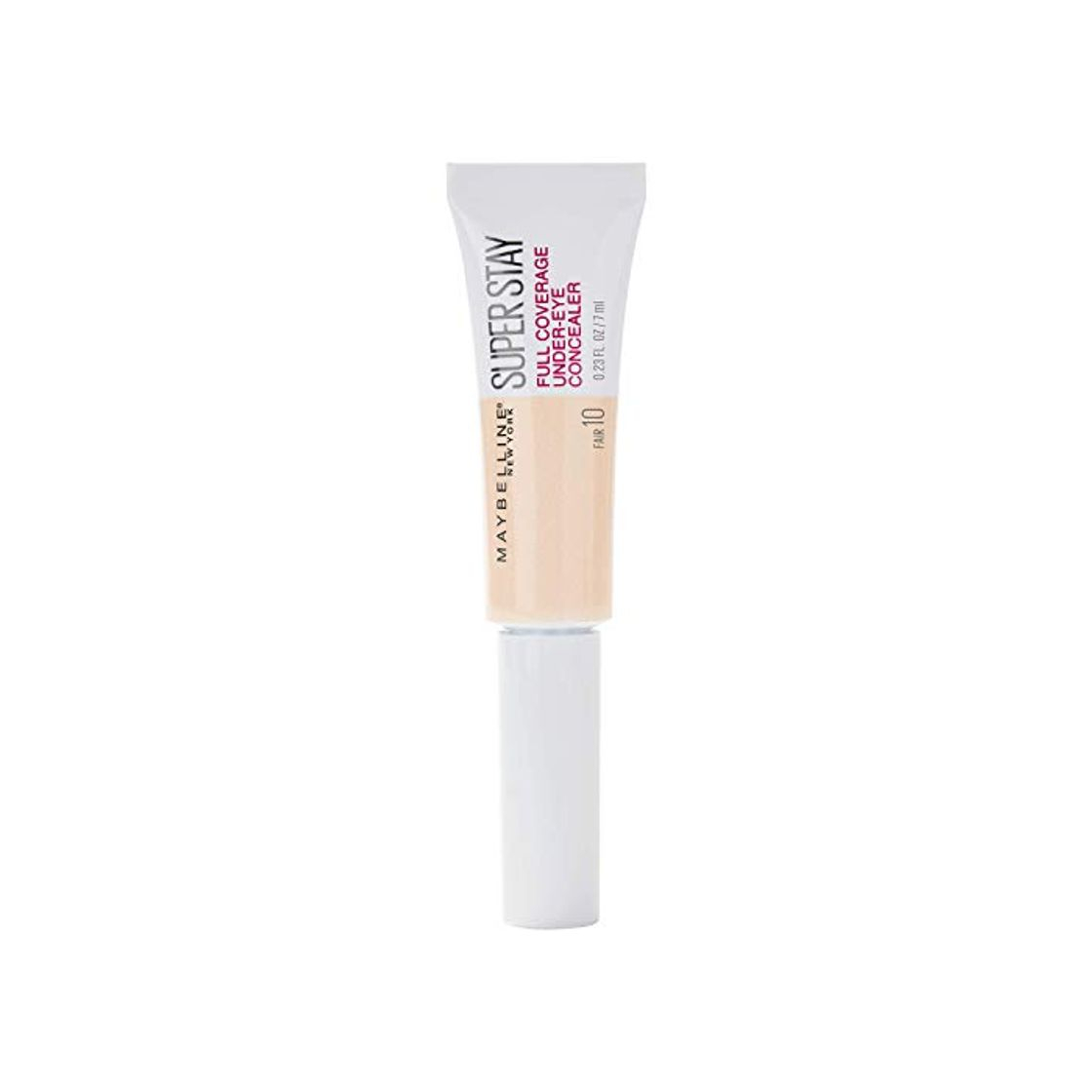 Social Maybelline New York Super Stay 24H Corrector de Ojeras Alta Cobertura y Larga Duración Tono 10 Fair Color Claro