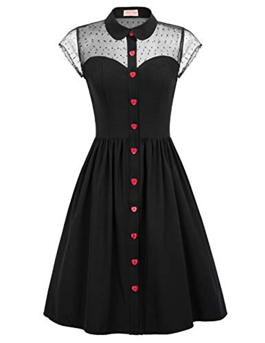 Producto Belle Poque Vestido Rockabilly Vestido Elegante de Encaje Vestido Elegante de Fiesta