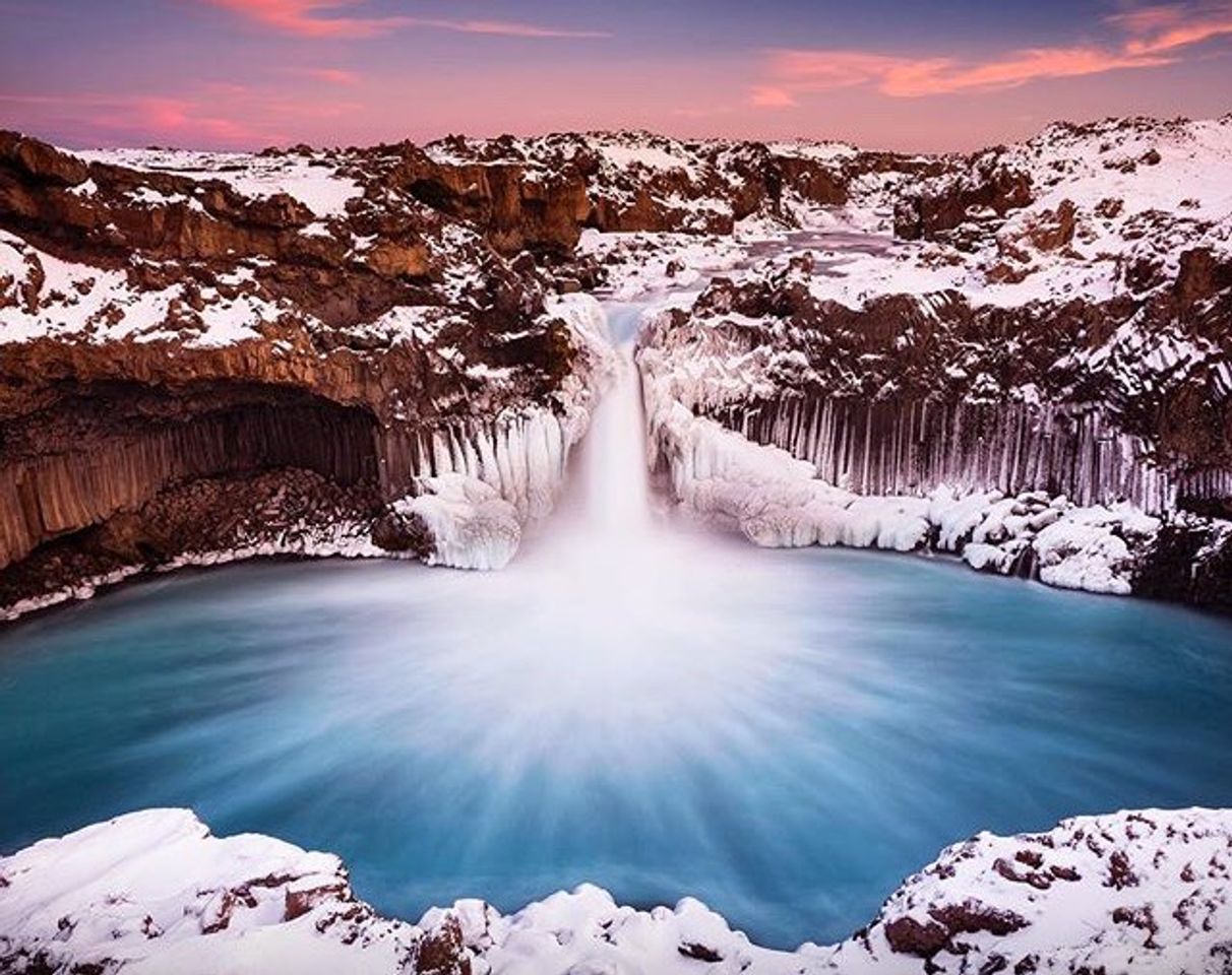 Lugares Aldeyjarfoss, Islândia 