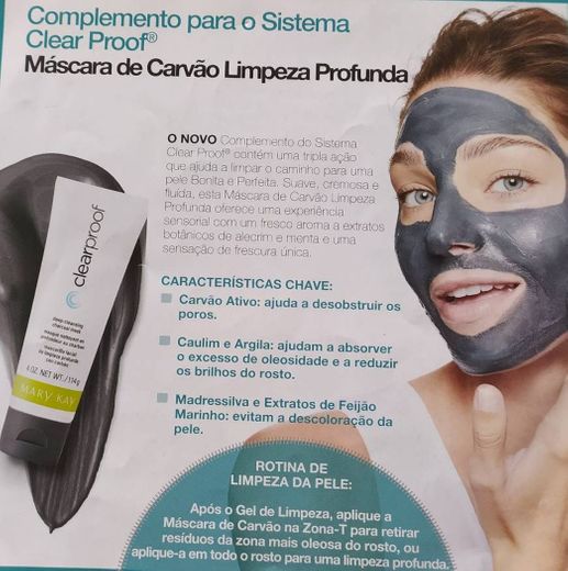 Máscara de carvão Mary kay