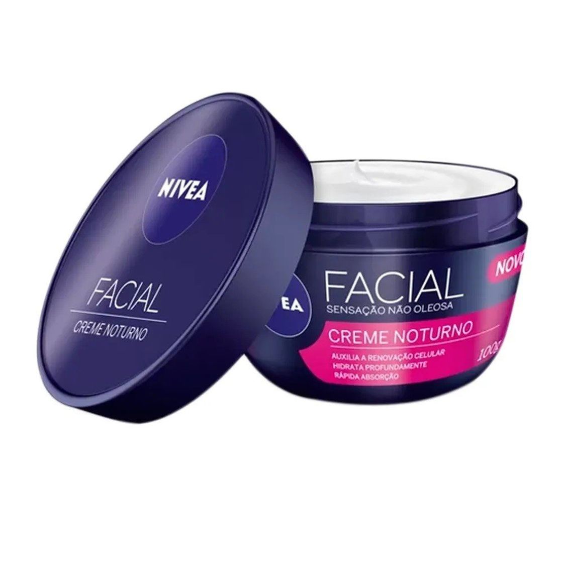 Moda Nivea Noturno Creme Facial Hidratante 