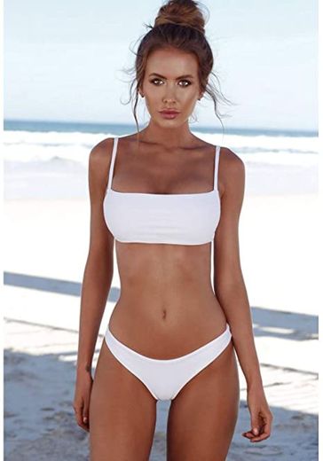 Meizas Conjuntos de Bikinis para Mujer, Gris