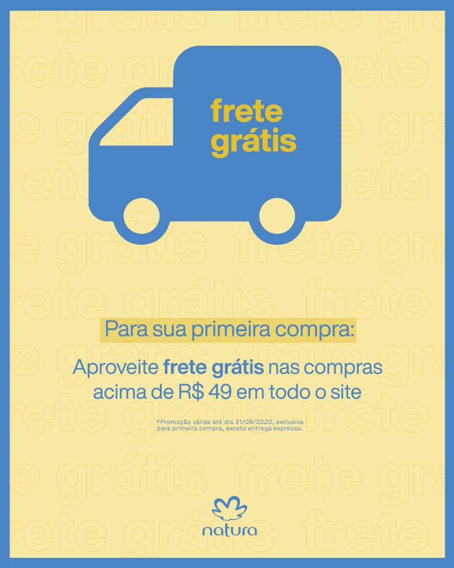 Frete grátis na compras acima de R$49