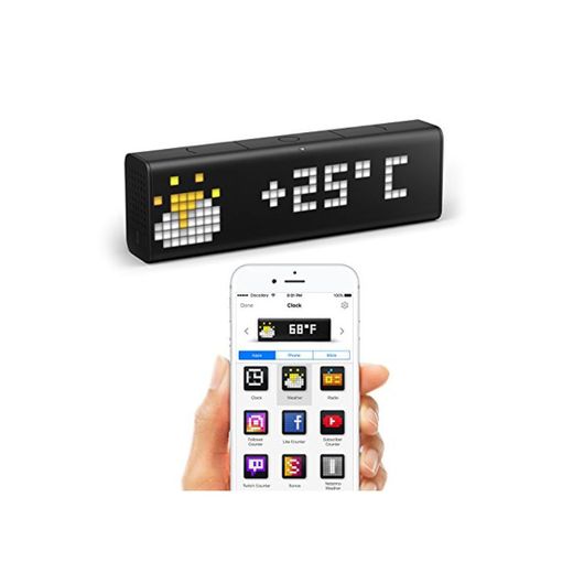 Reloj Wi-Fi de LaMetric Time para un hogar Inteligente