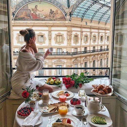 Ainda tomarei um café da manhã assim 💖