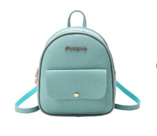 Mini Backpack Women PU Leather Shoulder Bag For Teenage Girl