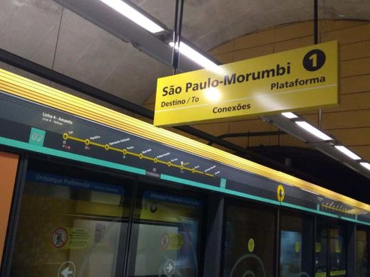 Linha 4 Amarela do Metro São Paulo - Morumbi Estação Vila Sonia