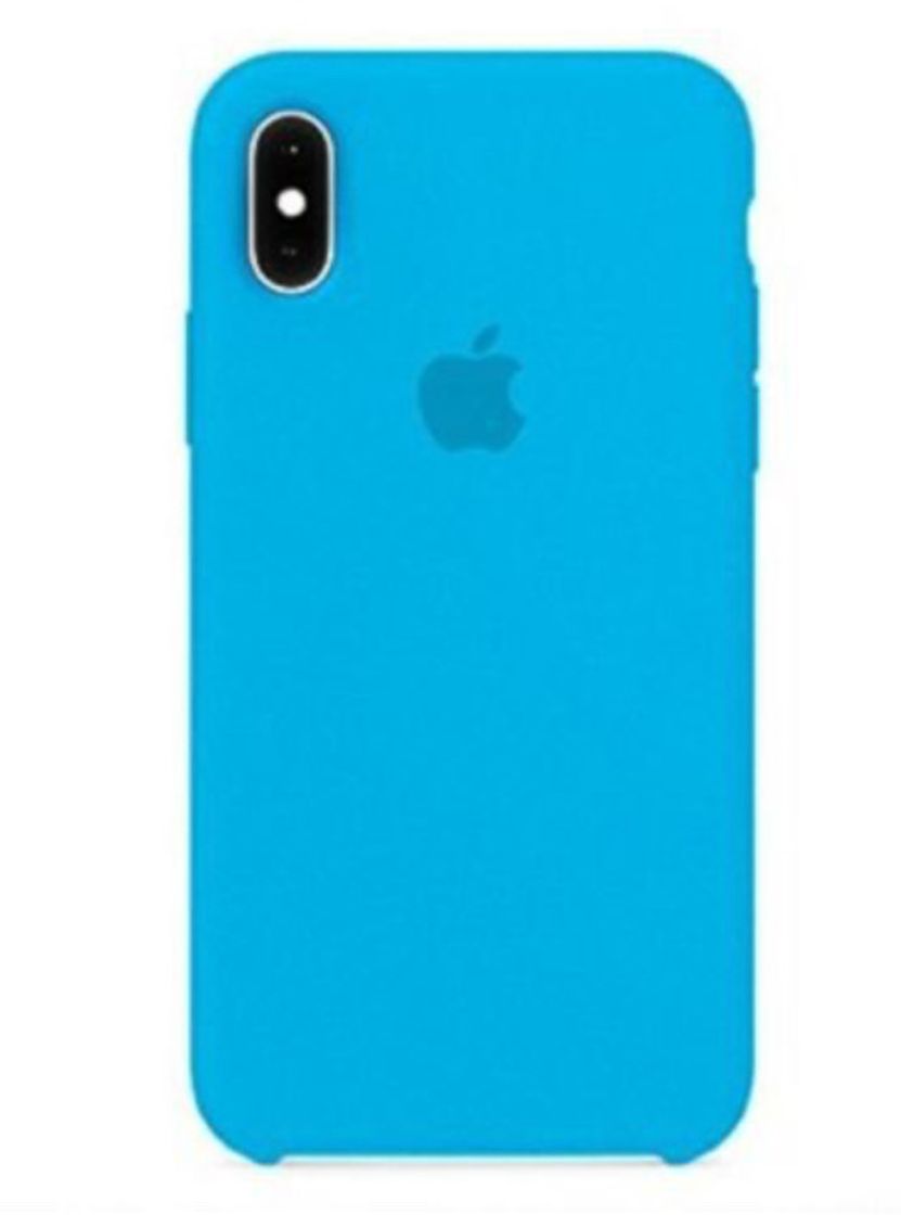 Moda Capa Case Apple Silicone para iPhone X Xs - Azul