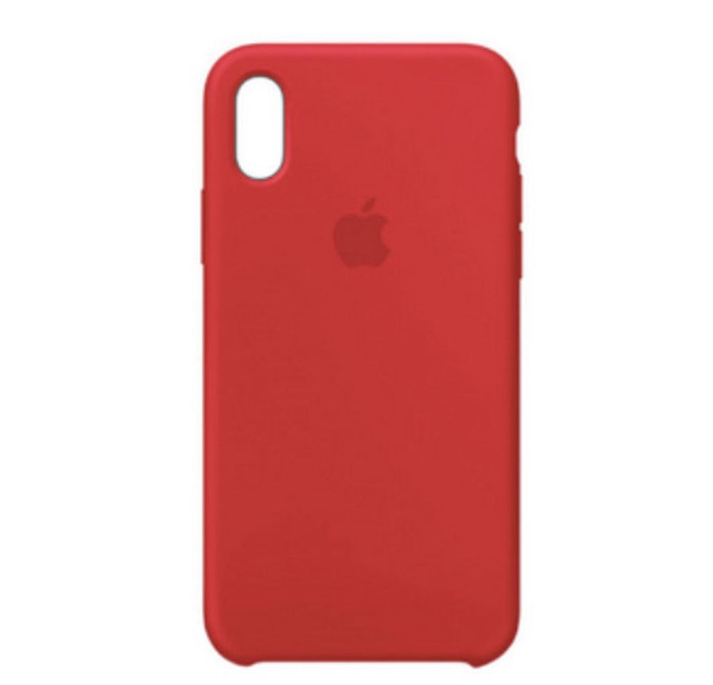 Moda Capa Case Apple Silicone para iPhone X XS - Vermelha