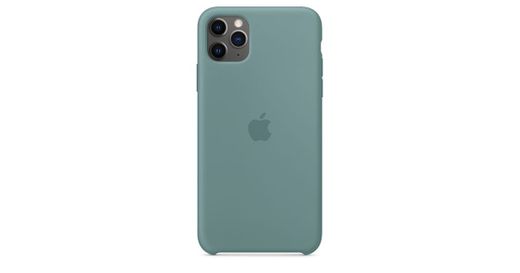 Capa de silicone para iPhone 11 Pro Max – Cacto - Apple (BR)