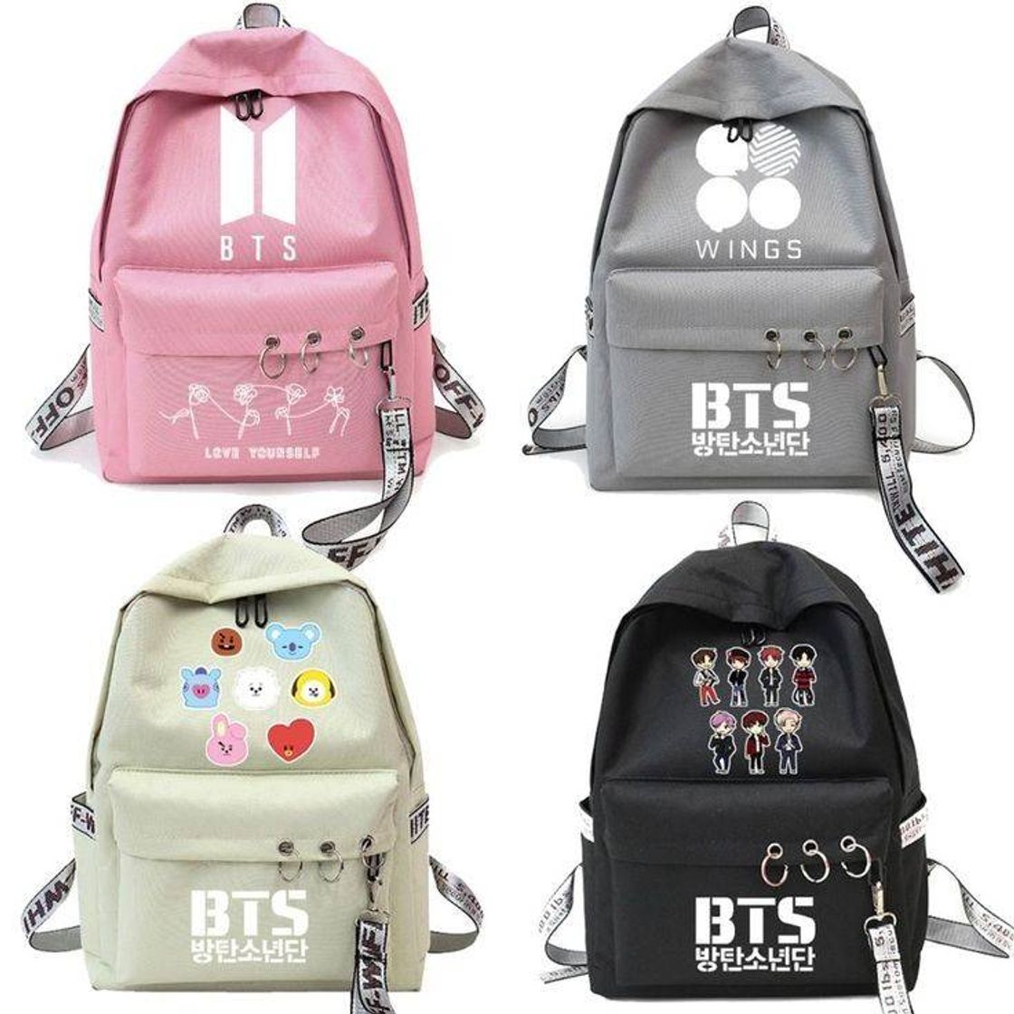 Fashion Mochila k-pop 