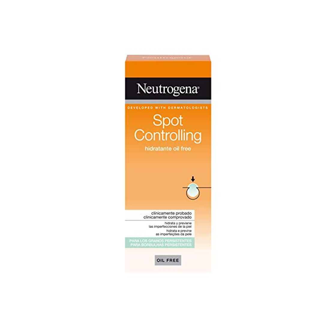 Product Neutrogena Spot Controlling Acne Crema Hidratante Oil Free