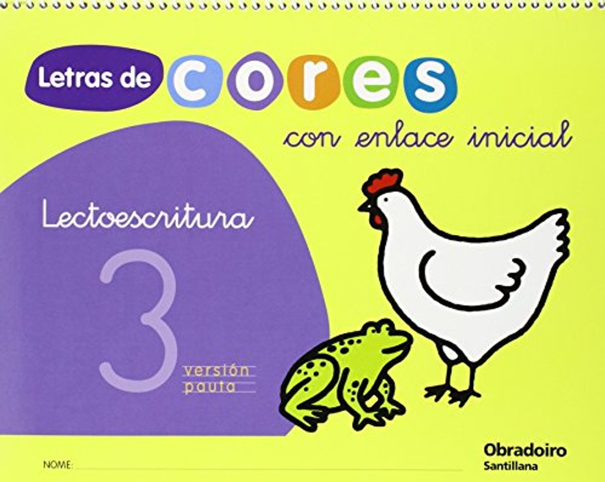 Producto Letras de cores