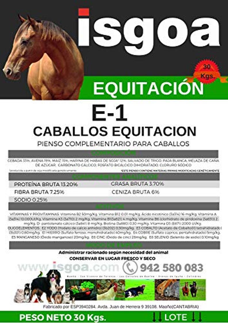 Product Pienso Caballos Granulado