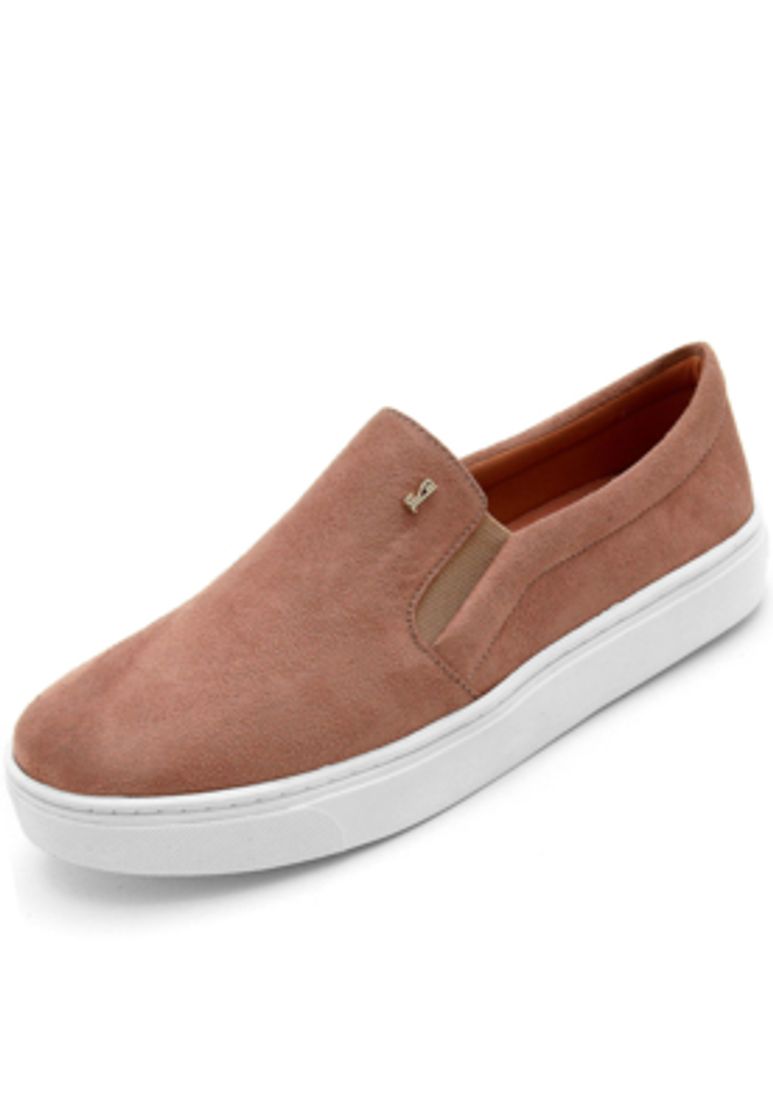 Moda Slip On Santa Lolla Suede Bege