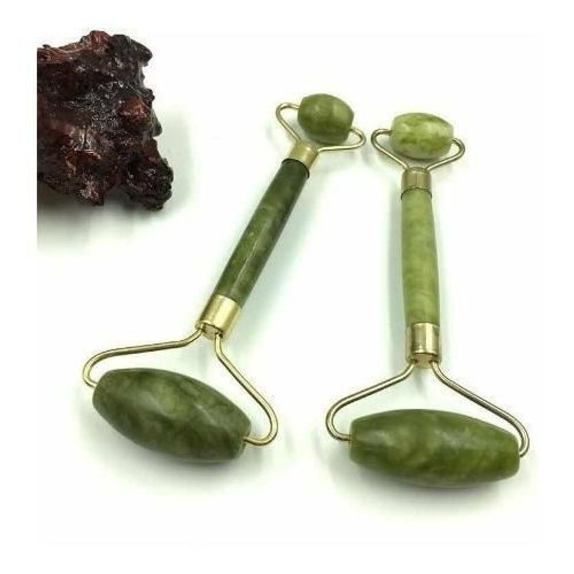 Social Rolo massageador facial pedra jade anti rugas 