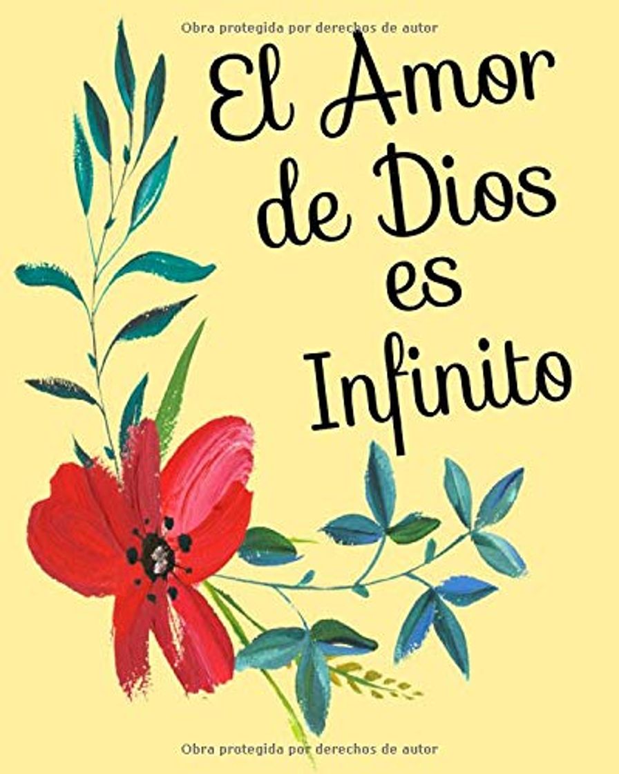 Book El Amor de Dios es Infinito: Agenda Para Apuntes y Estudio de