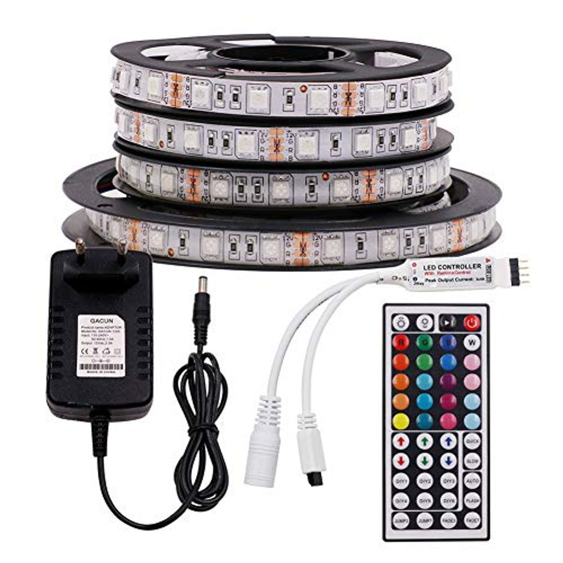 Lugar XUNATA 12V Tiras LED RGB 5050 SMD 300 LEDs Para TV Tira