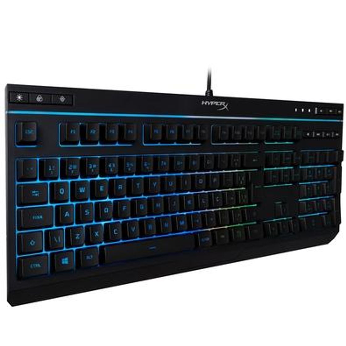 Moda Teclado Gamer HyperX Alloy Core, RGB, ABNT2 - HX-KB5ME2-BR