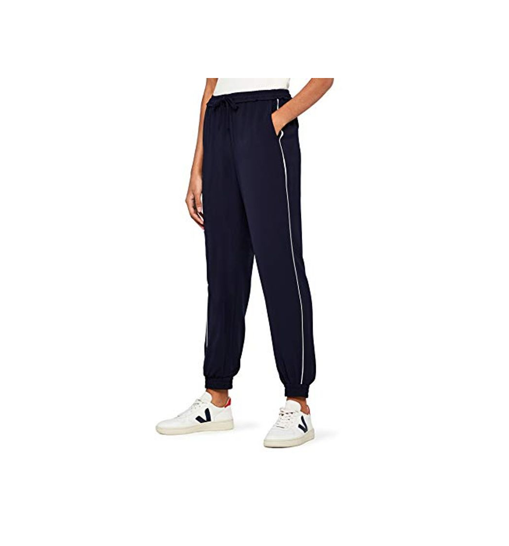 Social Marca Amazon - find. Pantalones Mujer, Azul