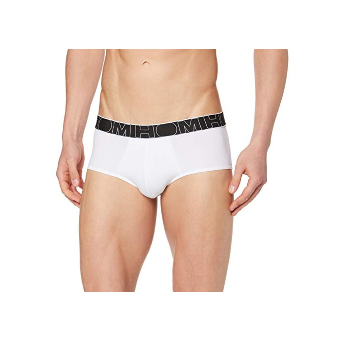 HOM Soft Midi Briefs Pantalones, Blanco