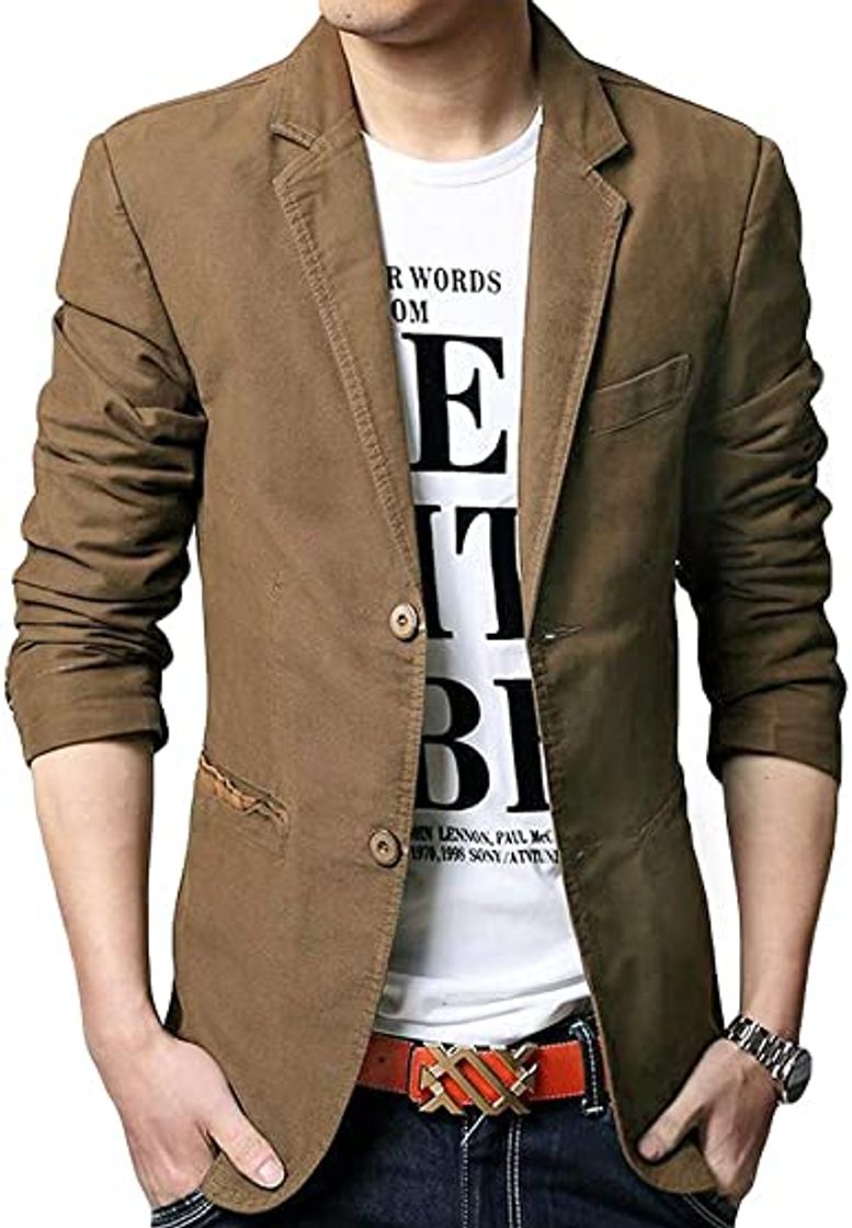 Fashion Blaser Chaqueta cómoda para hombre