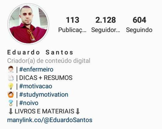 Eduardo Santos 🤓 Enfermeiro Intensivista 📚