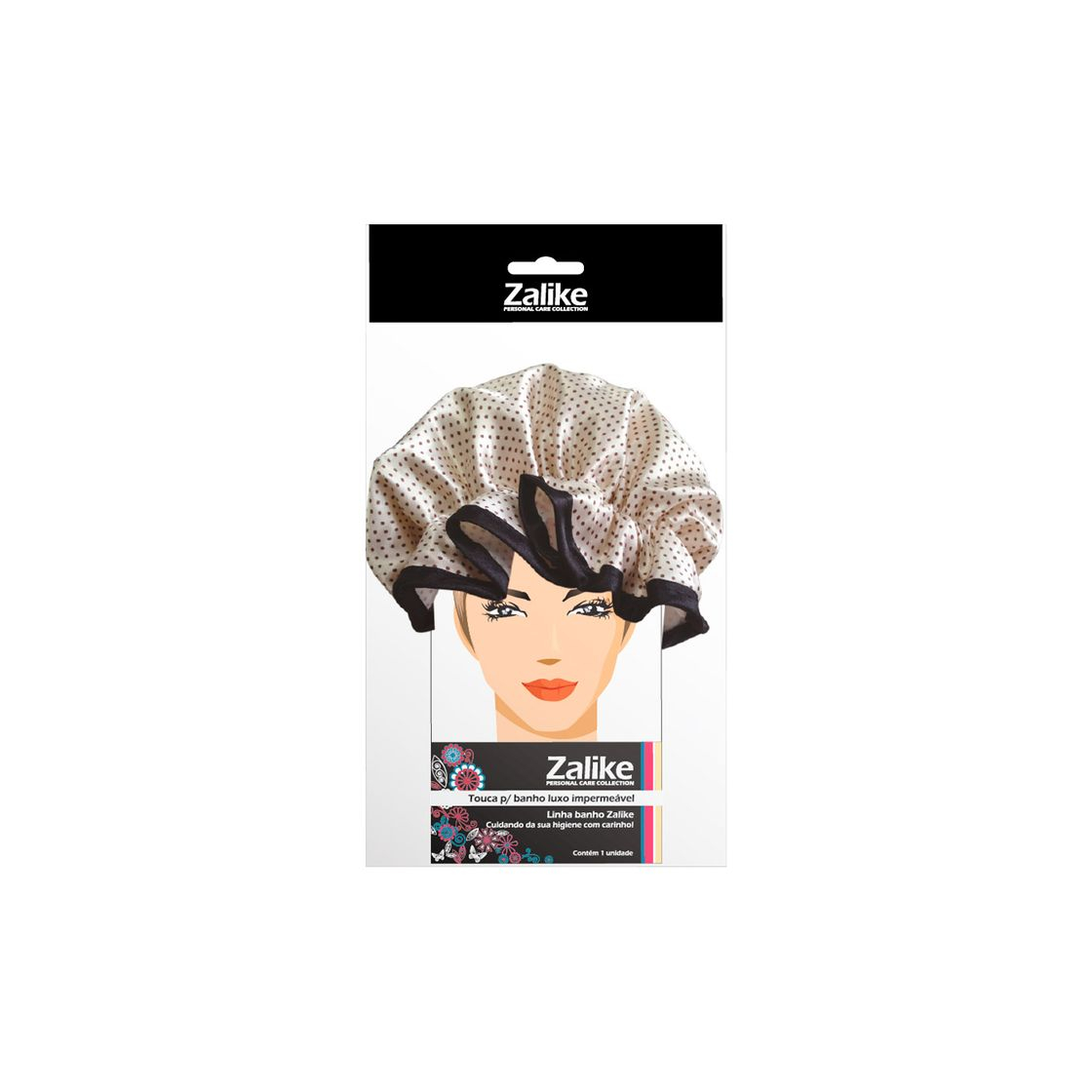 Touca De Banho Impermeável Luxo Zalike Sortidas 