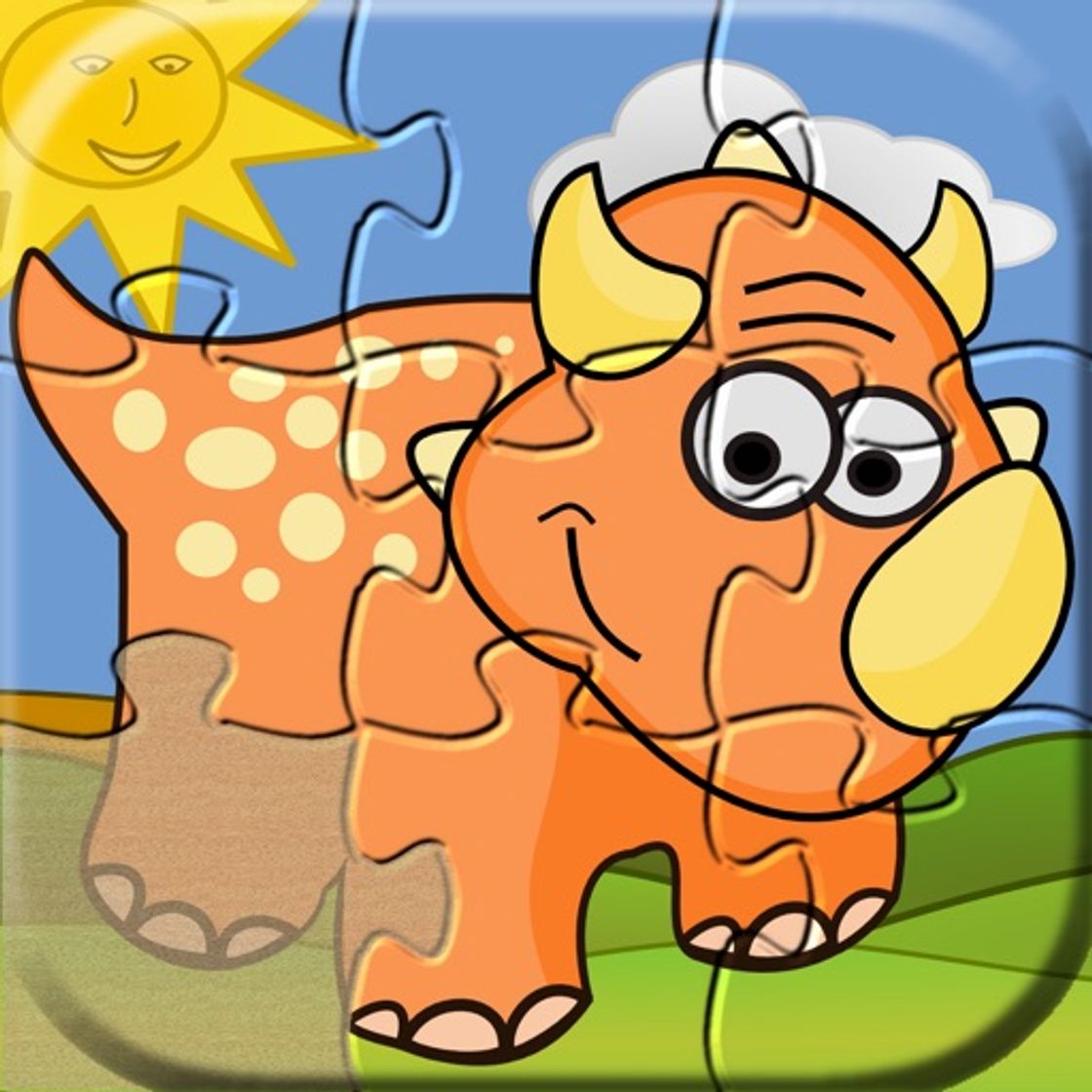 App Dino Puzzle Dinosaur Kid Games