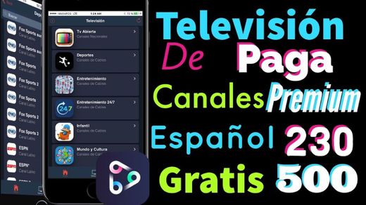 Tv de paga gratis en IPhone 