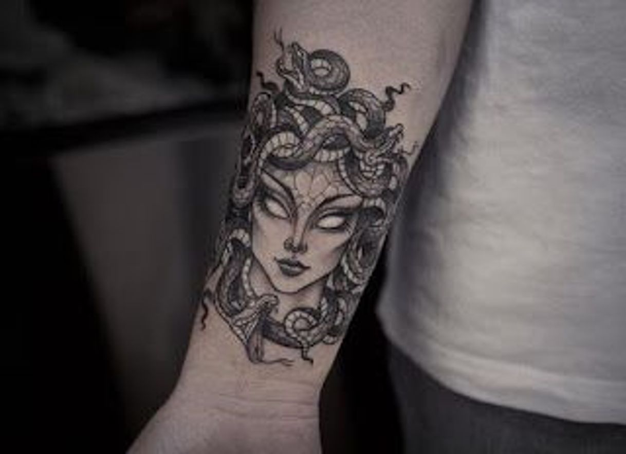 Moda Tatuagem Medusa 