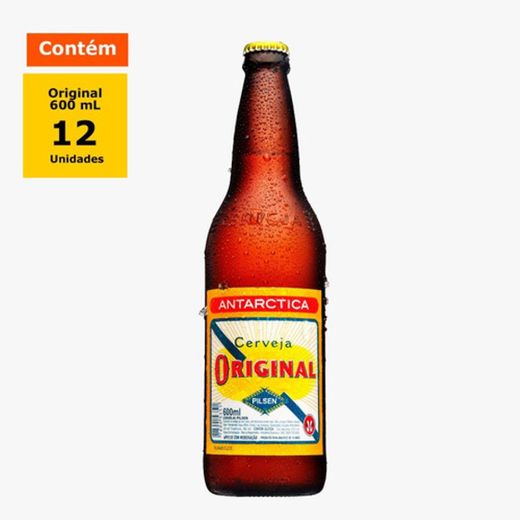 Cerveja Antarctica Original 600ml Caixa (12 Unidades) - R$ 75,48 ...