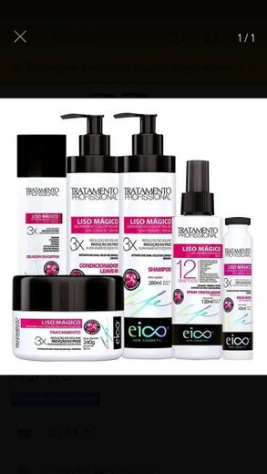 Kit Eico Liso Mágico 06 Produtos