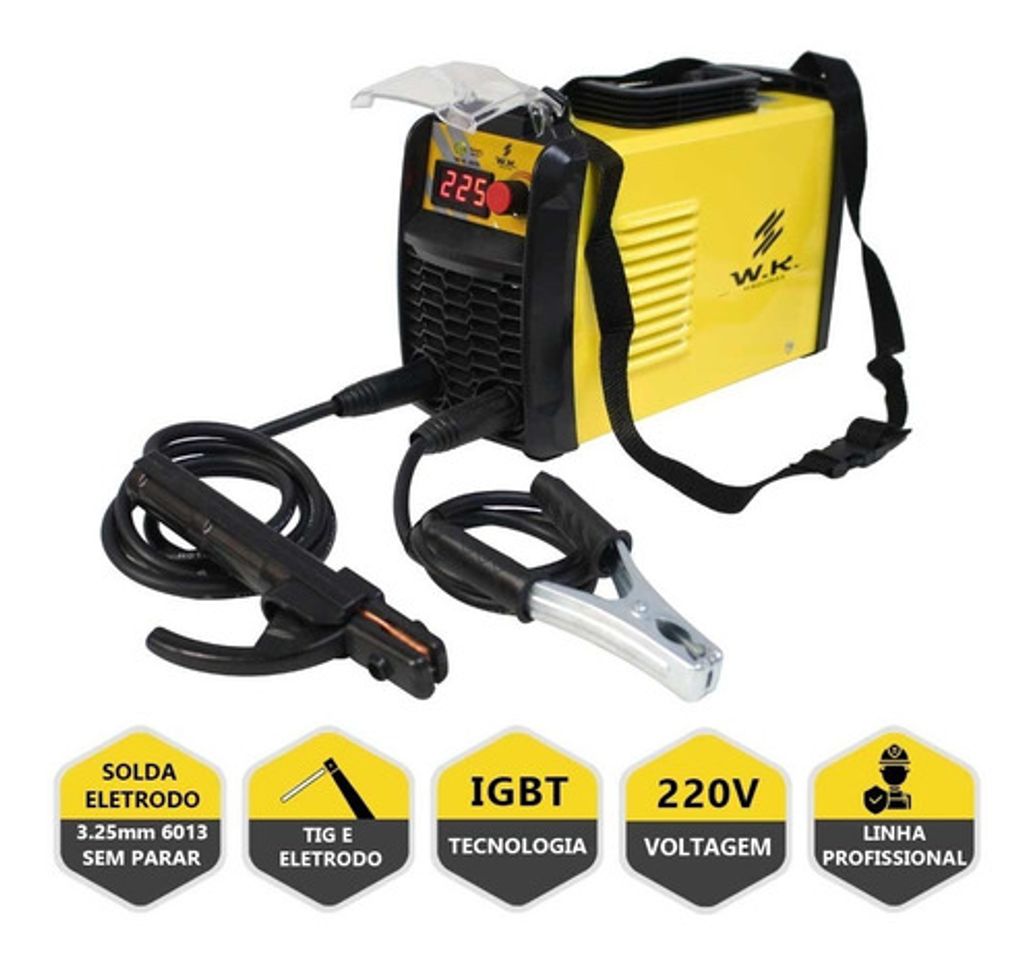 Moda Maquina Solda Inversora Wk 225a 220v - Tig Eletrodo Alumínio - R ...