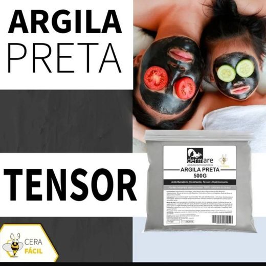 Argila Preta 500g - Dermare - R$ 13